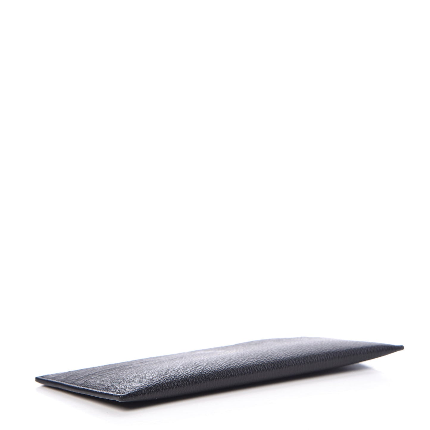 Calfskin Felicie Chain Wallet Card Holder Insert Black