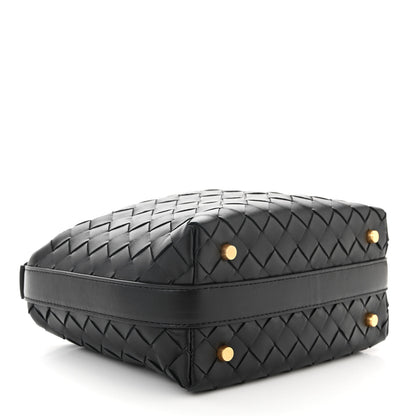 Bottega Veneta Calfskin Nappa Intrecciato Mini Wallace Black 4 of 10