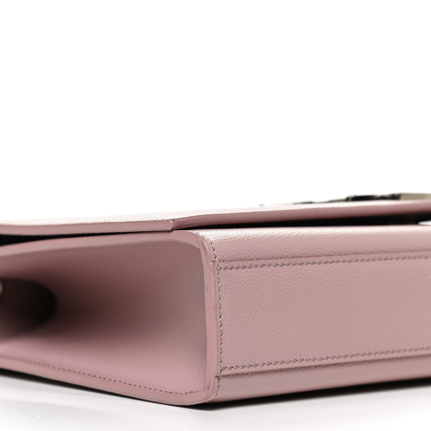 Saint Laurent Grain De Poudre Medium Classic Monogram Kate Satchel Marble Pink 8 of 11