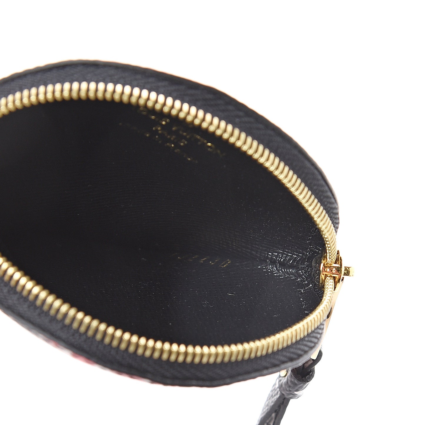 Monogram Giant Crafty Round Coin Purse Creme Rouge