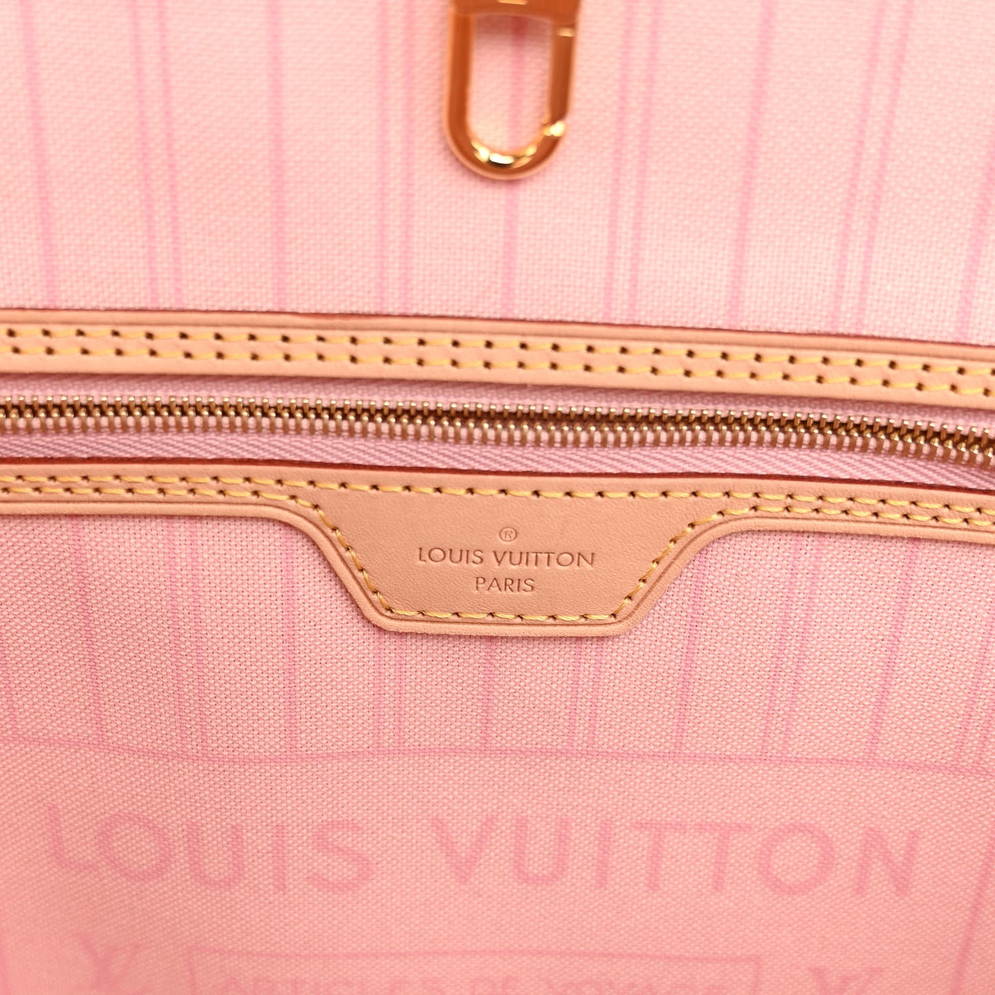 Damier Azur Neo Neverfull MM Rose Ballerine