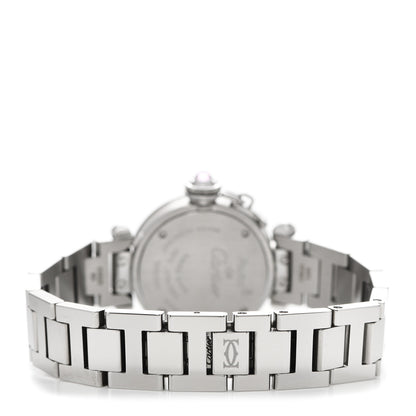 Cartier Stainless Steel 27mm Miss Pasha Quartz Watch Pink 3 of 5