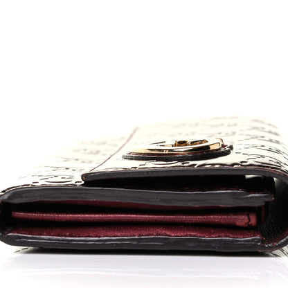 Gucci Shine Guccissima Lovely Heart Continental Wallet Scarlatto 6 of 7
