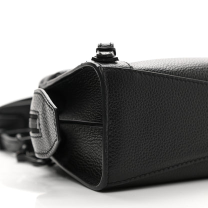 Balenciaga Grained Calfskin Neo Classic Black Hardware Nano City Crossbody Black 9 of 10