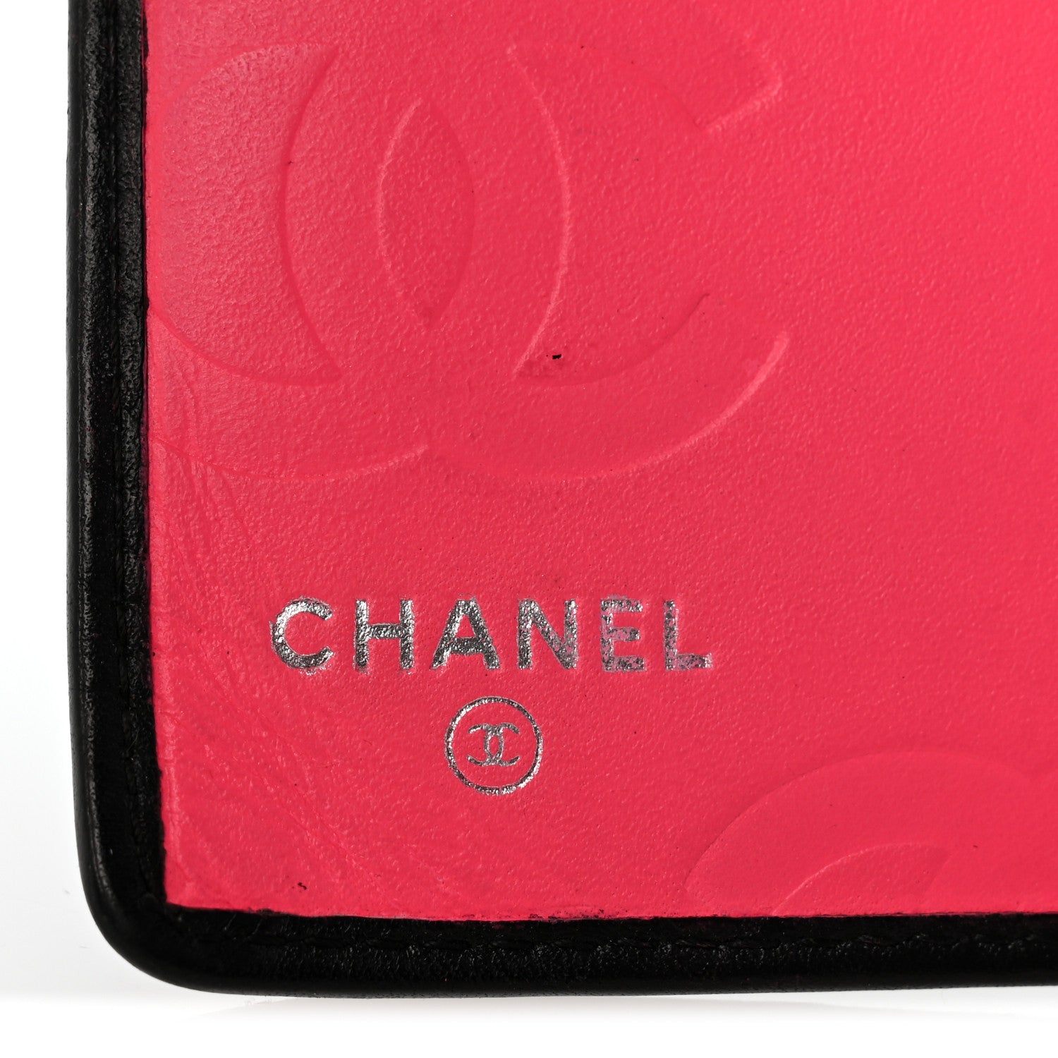Chanel Calfskin Quilted Cambon Yen Wallet Black White 6 of 13