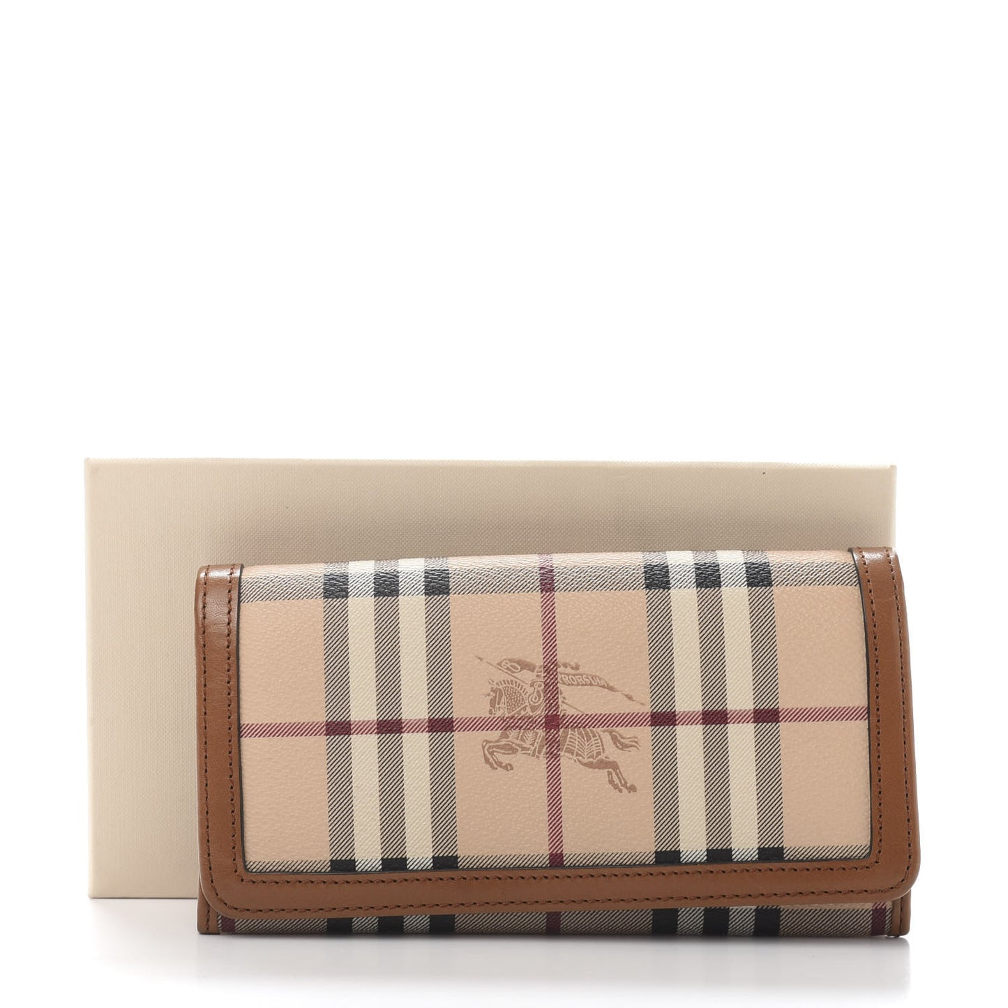 Haymarket Check Penrose Continental Wallet Tan