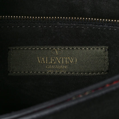 Valentino Garavani Pebbled Calfskin Tie Dye Rockstud Rolling Wristlet Clutch Multicolor 6 of 10