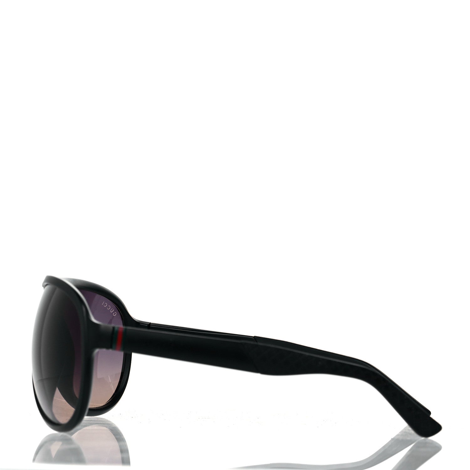 Gucci Acetate Web Aviator Sunglasses GG 1030N/S Black 2 of 6