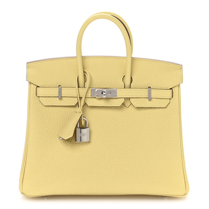 Hermes Togo Birkin 25 Jaune Poussin 1 of 11