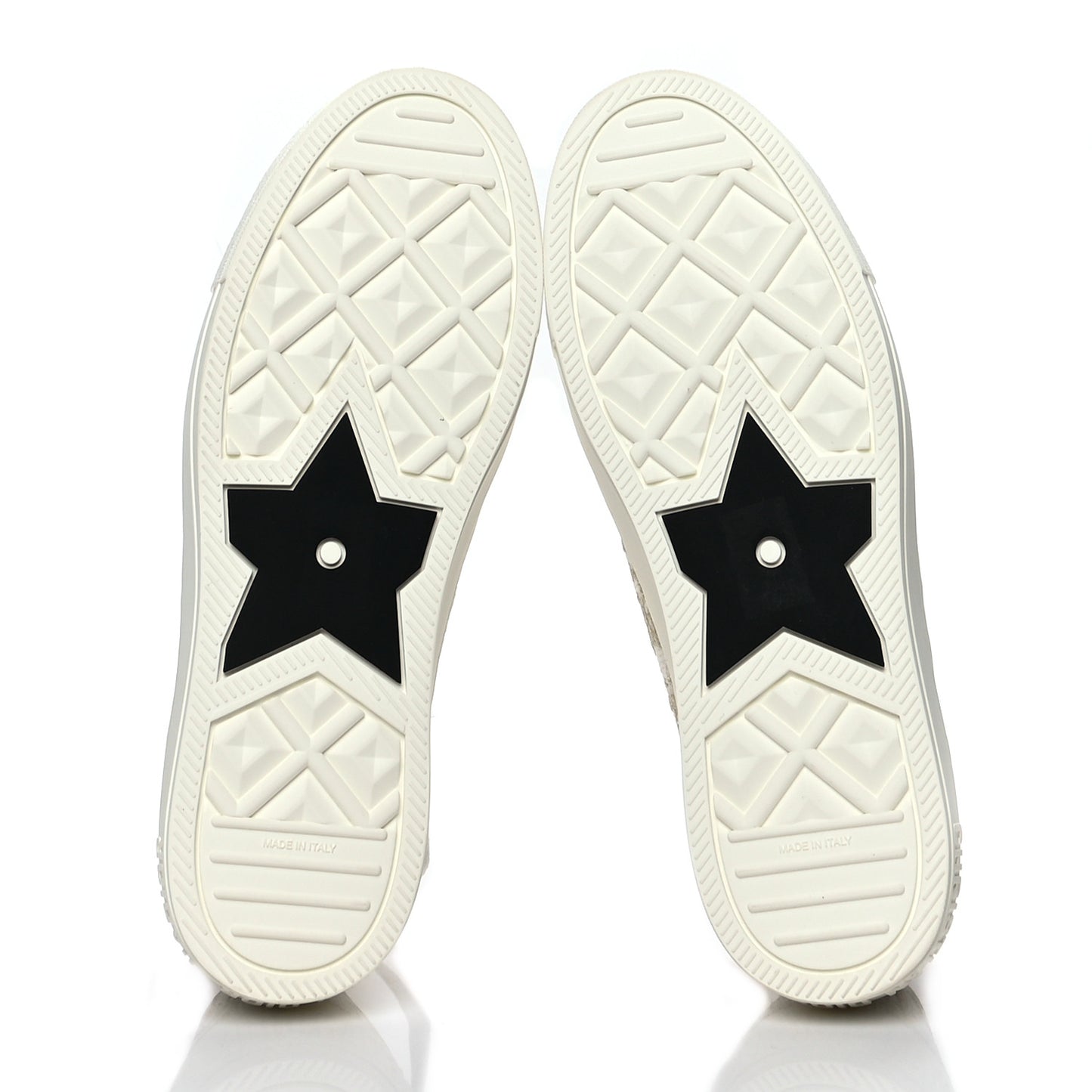 Canvas Oblique Walk'N'Dior Low Top Sneakers 38 Gold