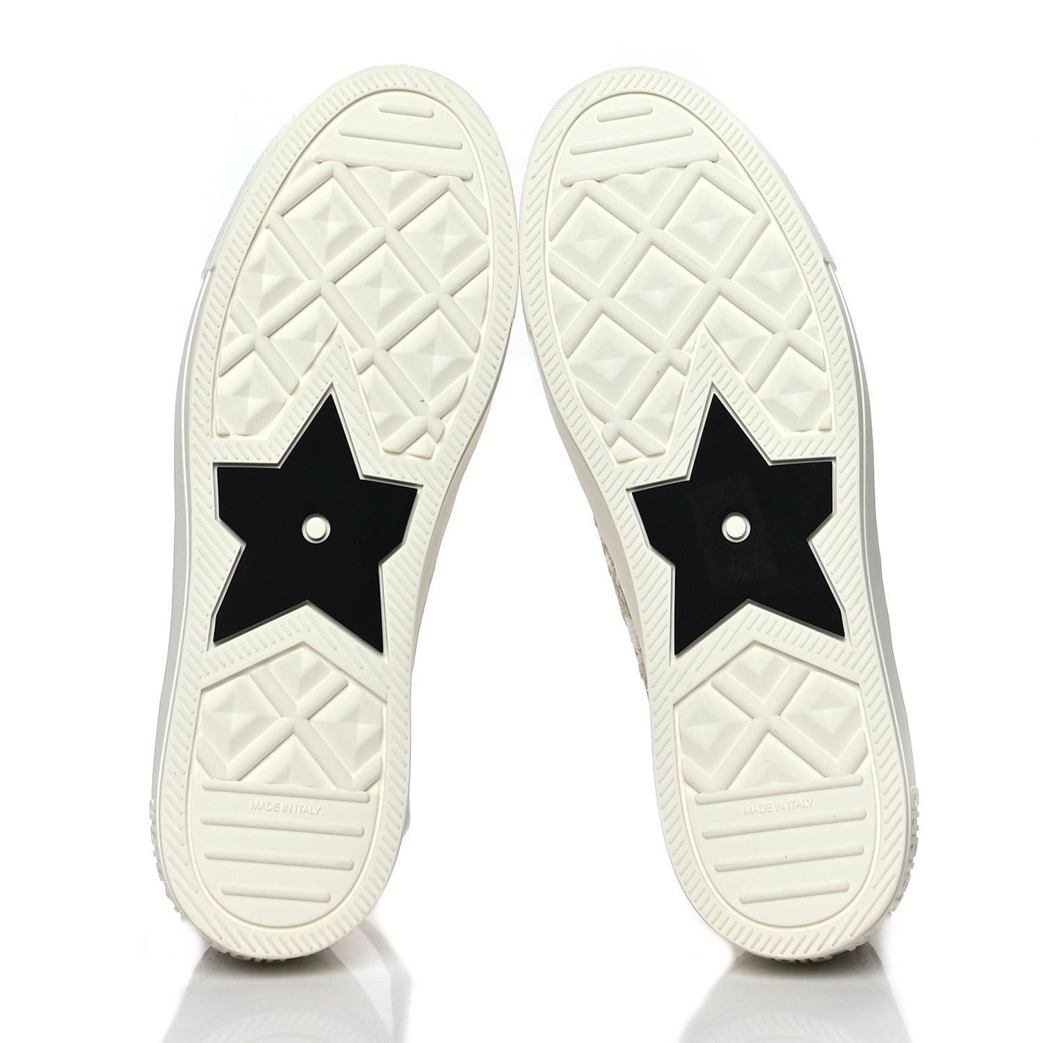 Christian Dior Canvas Oblique Walk'N'Dior Low Top Sneakers 38 Gold 5 of 8