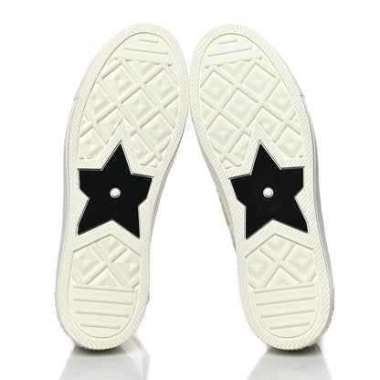 Christian Dior Canvas Oblique Walk'N'Dior Low Top Sneakers 38 Gold 5 of 8