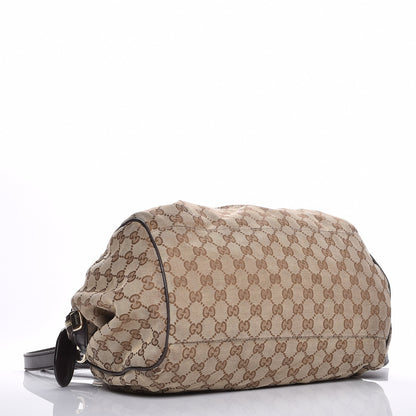 Gucci Monogram Medium Sukey Boston Bag Brown 5 of 10