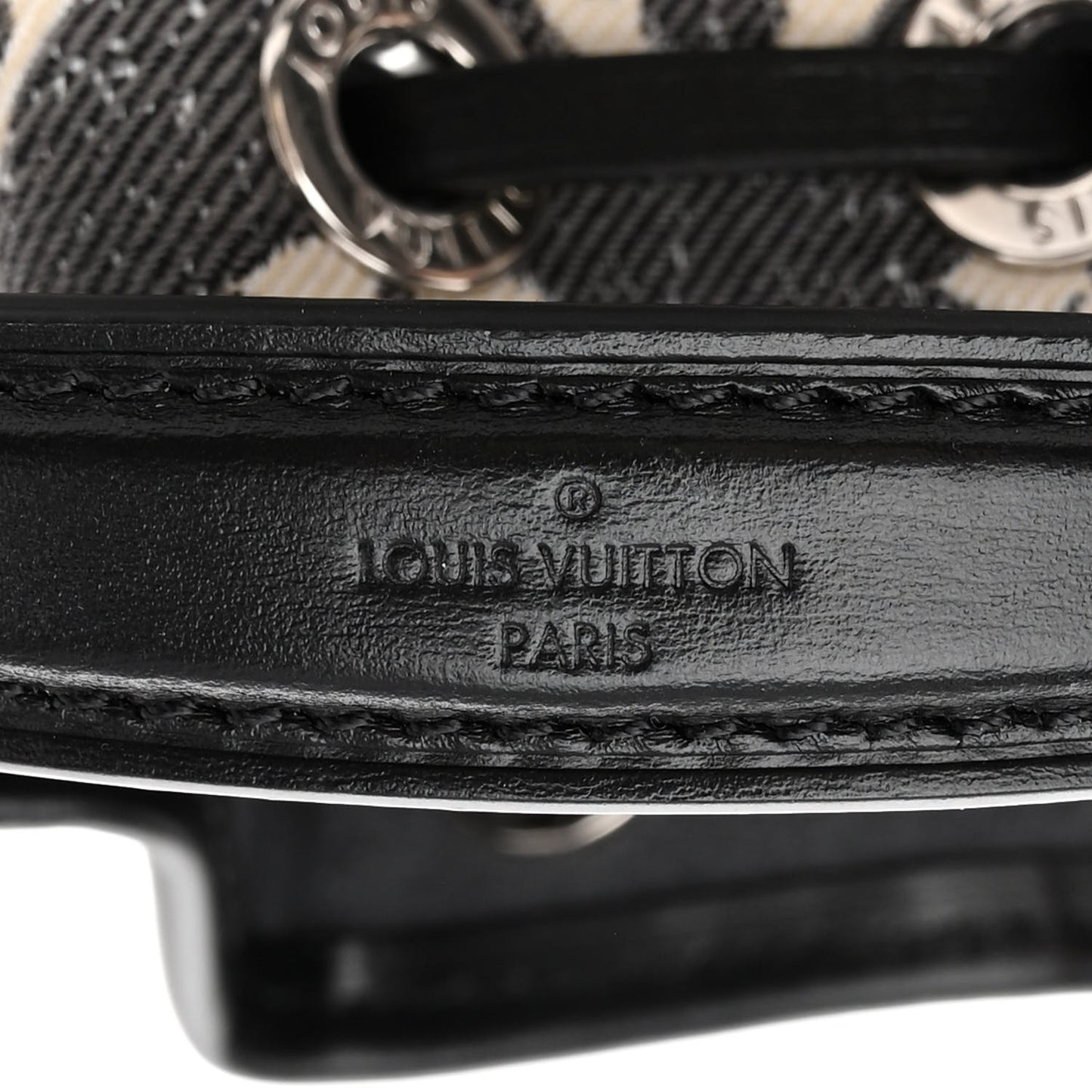 Monogram Jacquard Denim Nano Noe Bleu
