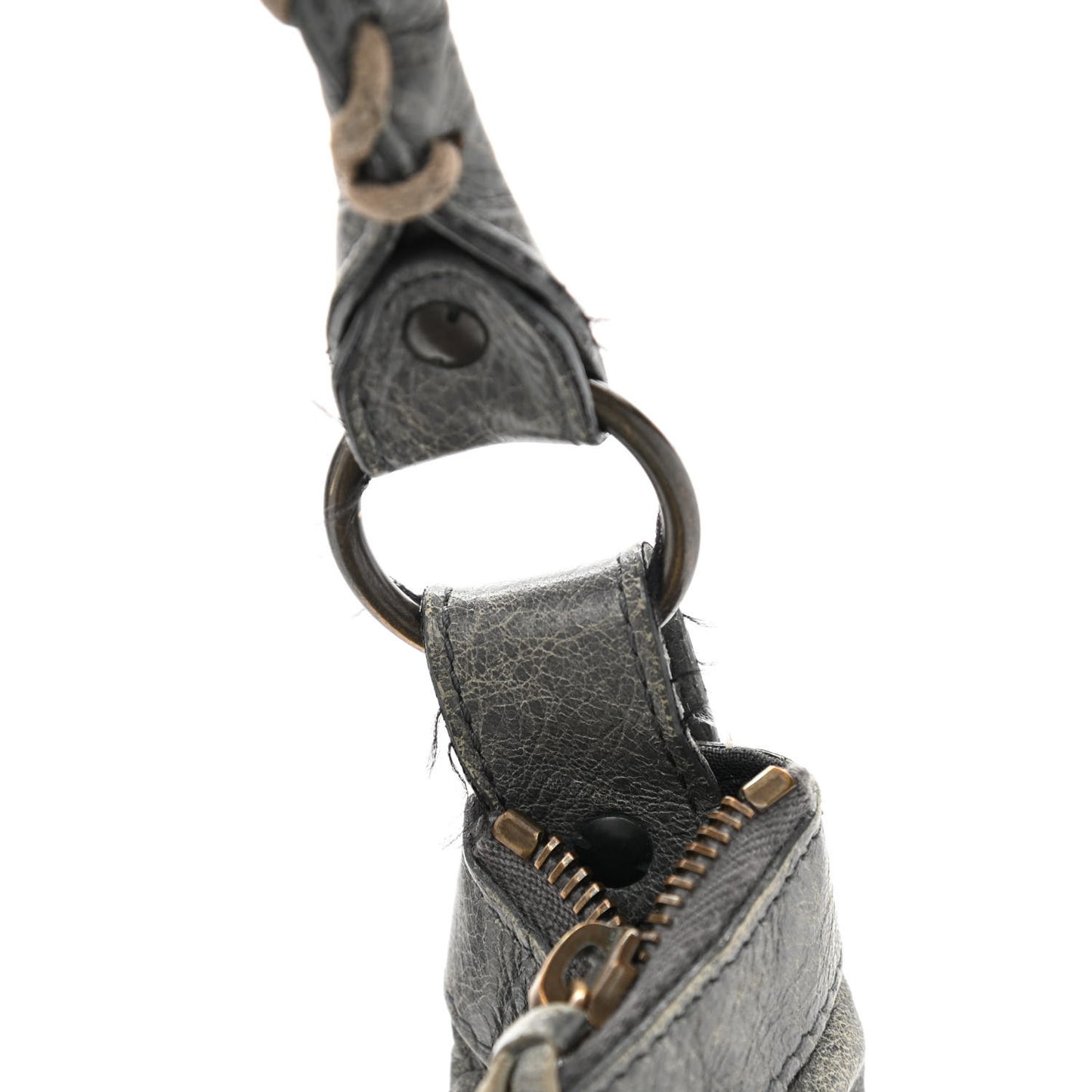 Agneau Classic Hardware Day Hobo Anthracite