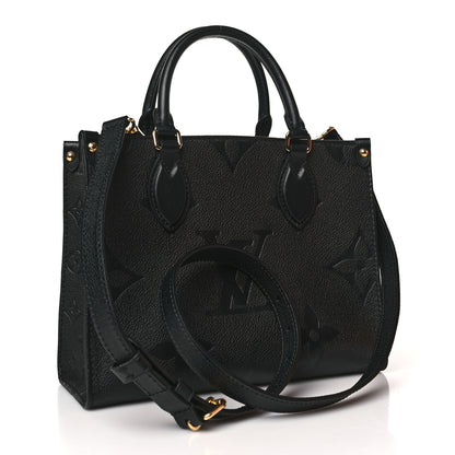 Louis Vuitton Empreinte Monogram Giant Onthego PM Black 3 of 10