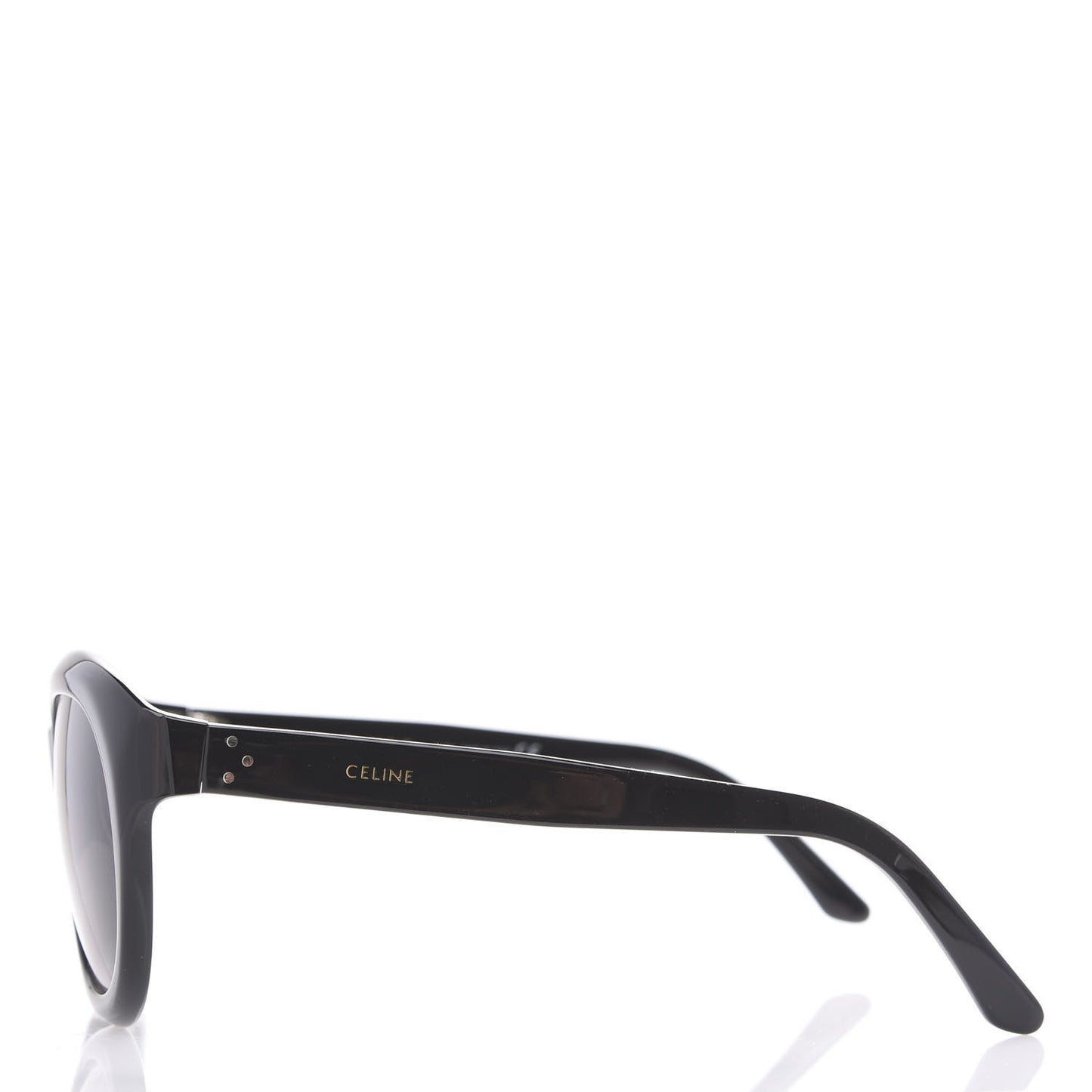 Acetate Round Sunglasses CL400711 Black