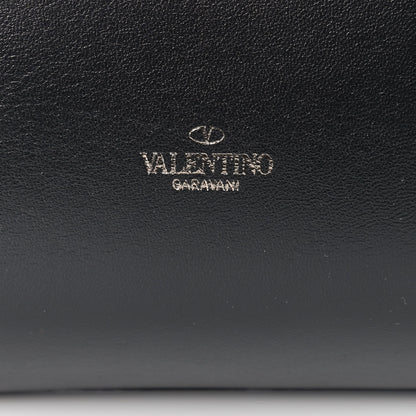 Valentino Garavani Nappa Atelier 04 Rouches Edition Small Ruffle Hobo Black 9 of 9