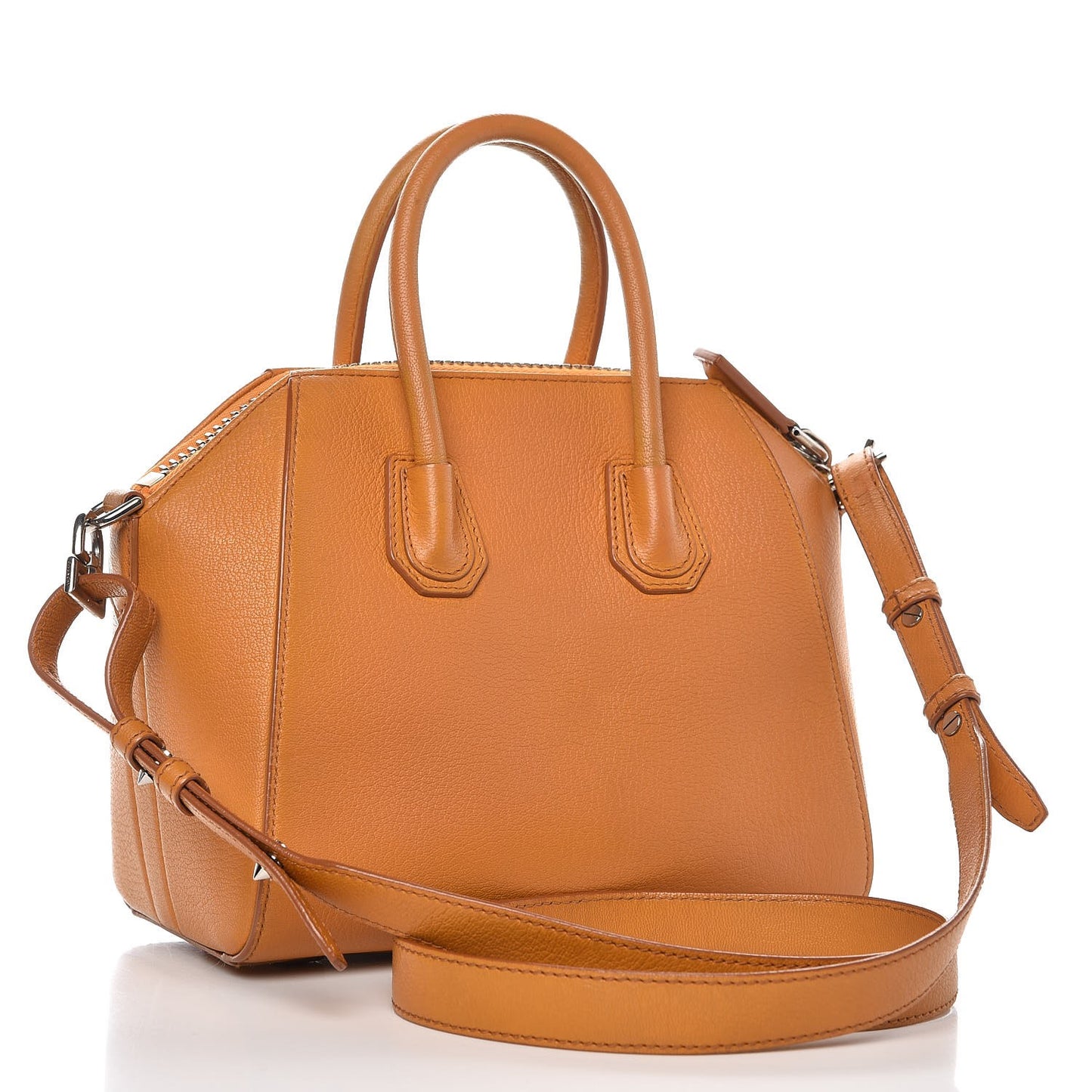 Sugar Goatskin Mini Antigona Rust