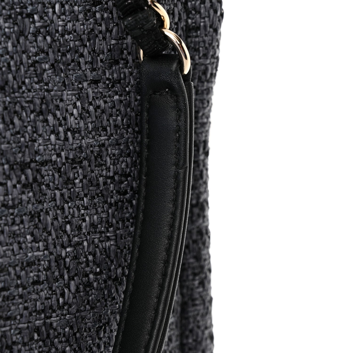 Chanel Lurex Boucle Mini Deauville Tote Black 11 of 11