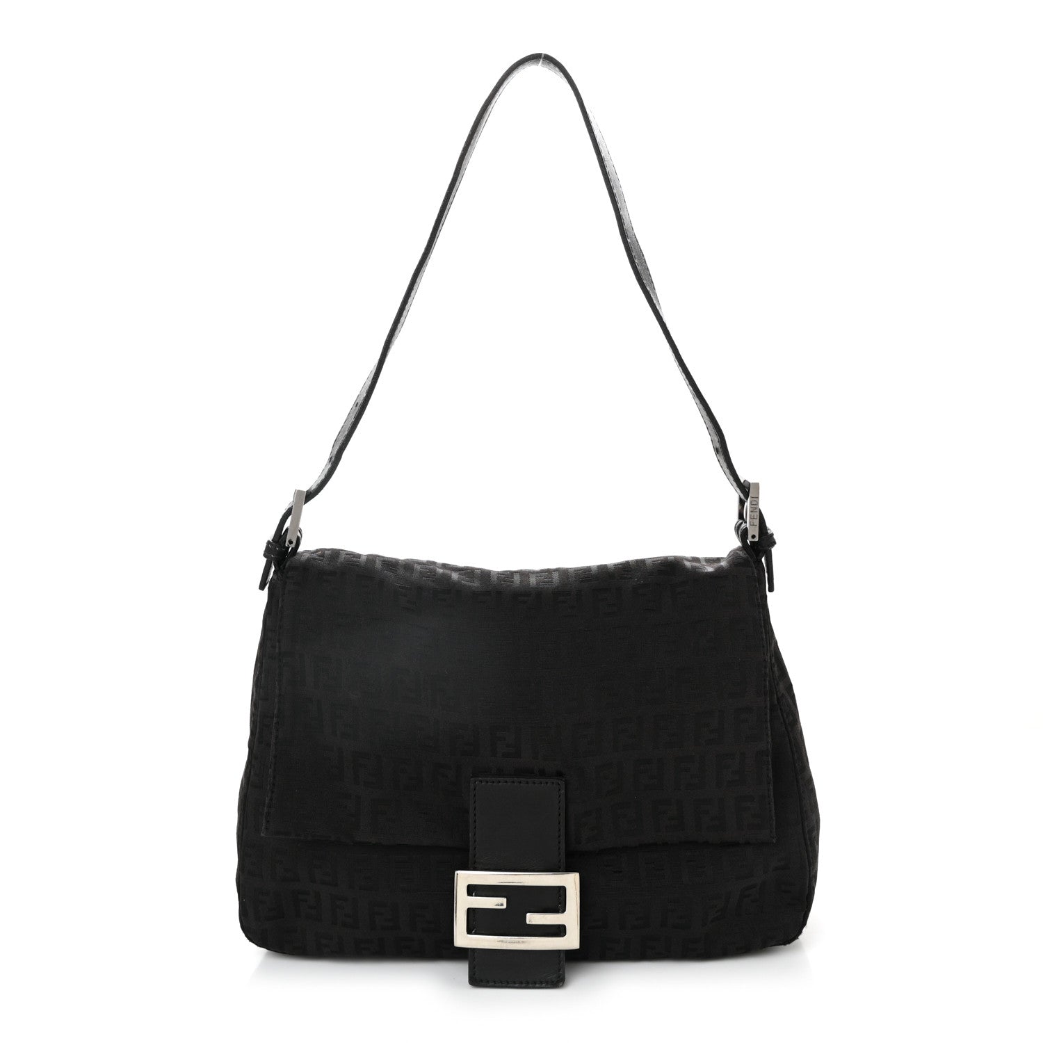 Fendi Zucchino Mama Baguette Black 1 of 10