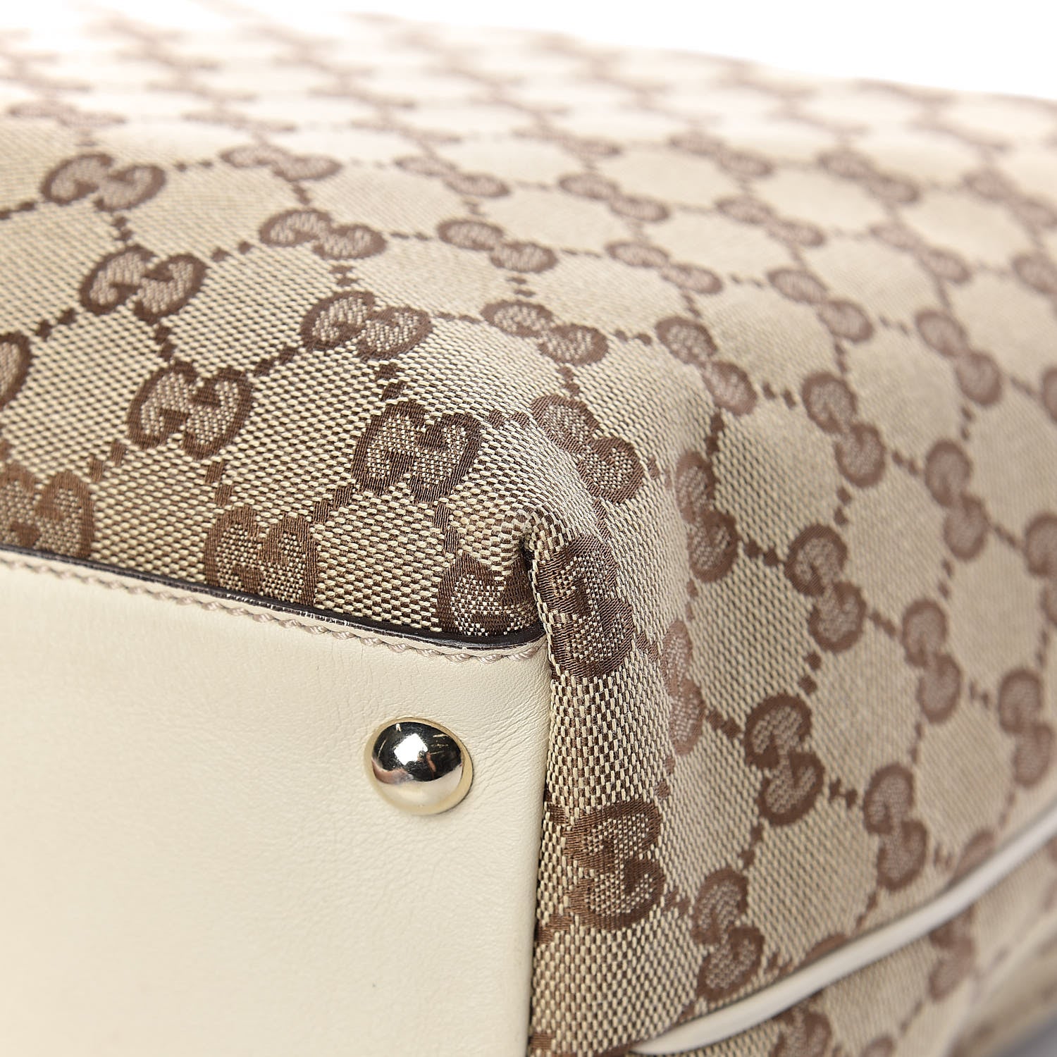 Gucci Monogram Large New Britt Tote Off White 15 of 17