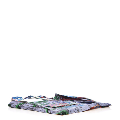 Hermes Silk Petit H Jardins D'Hiver Shopping Bag 4 of 8