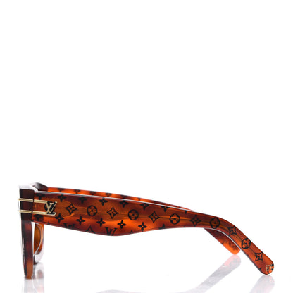 Louis Vuitton Acetate Blade Sunglasses Z1483W Tortoise 3 of 4