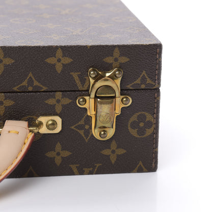 Louis Vuitton Monogram Jewellery Case Hard Trunk 14 of 15