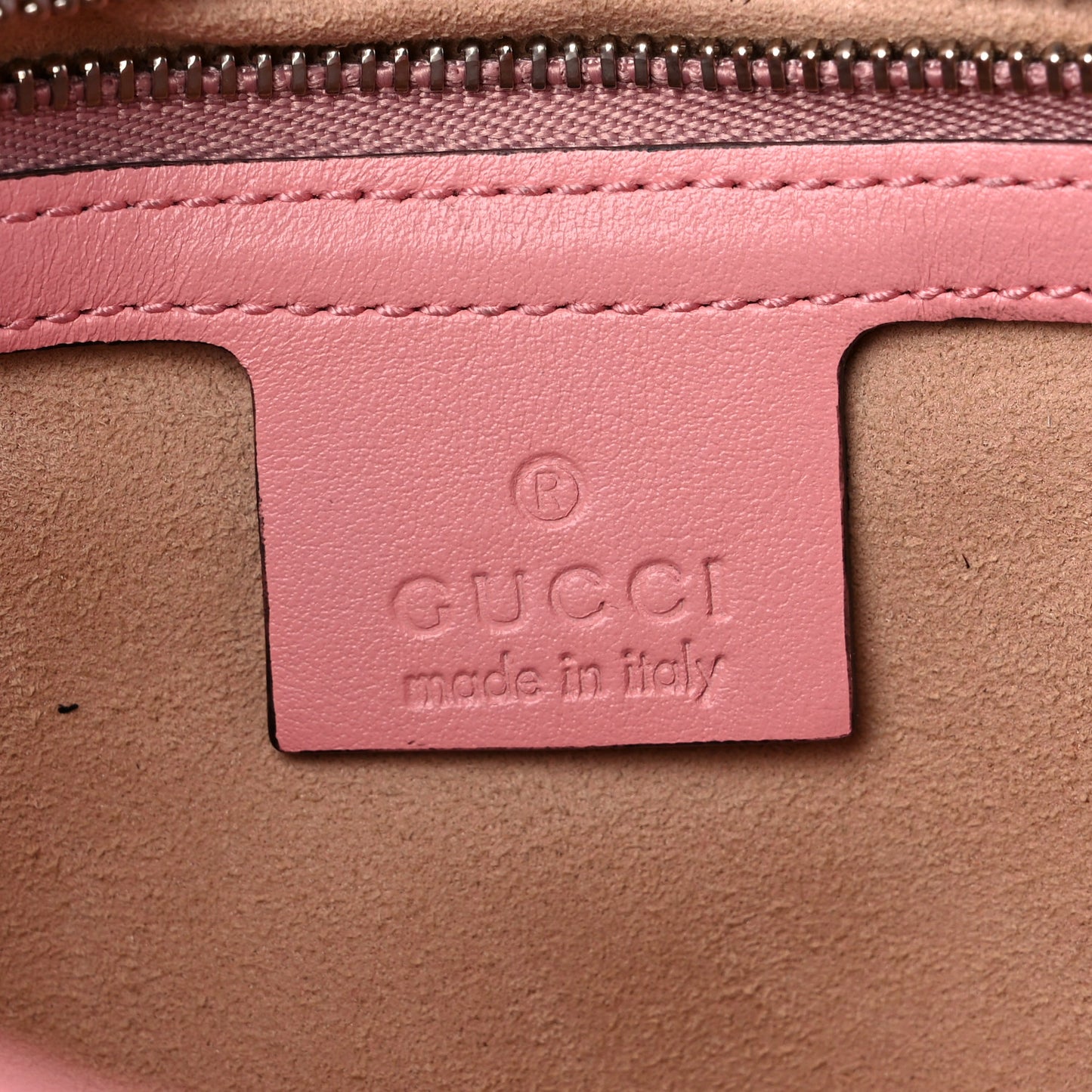 Calfskin Matelasse Small GG Marmont Shoulder Bag Wild Rose