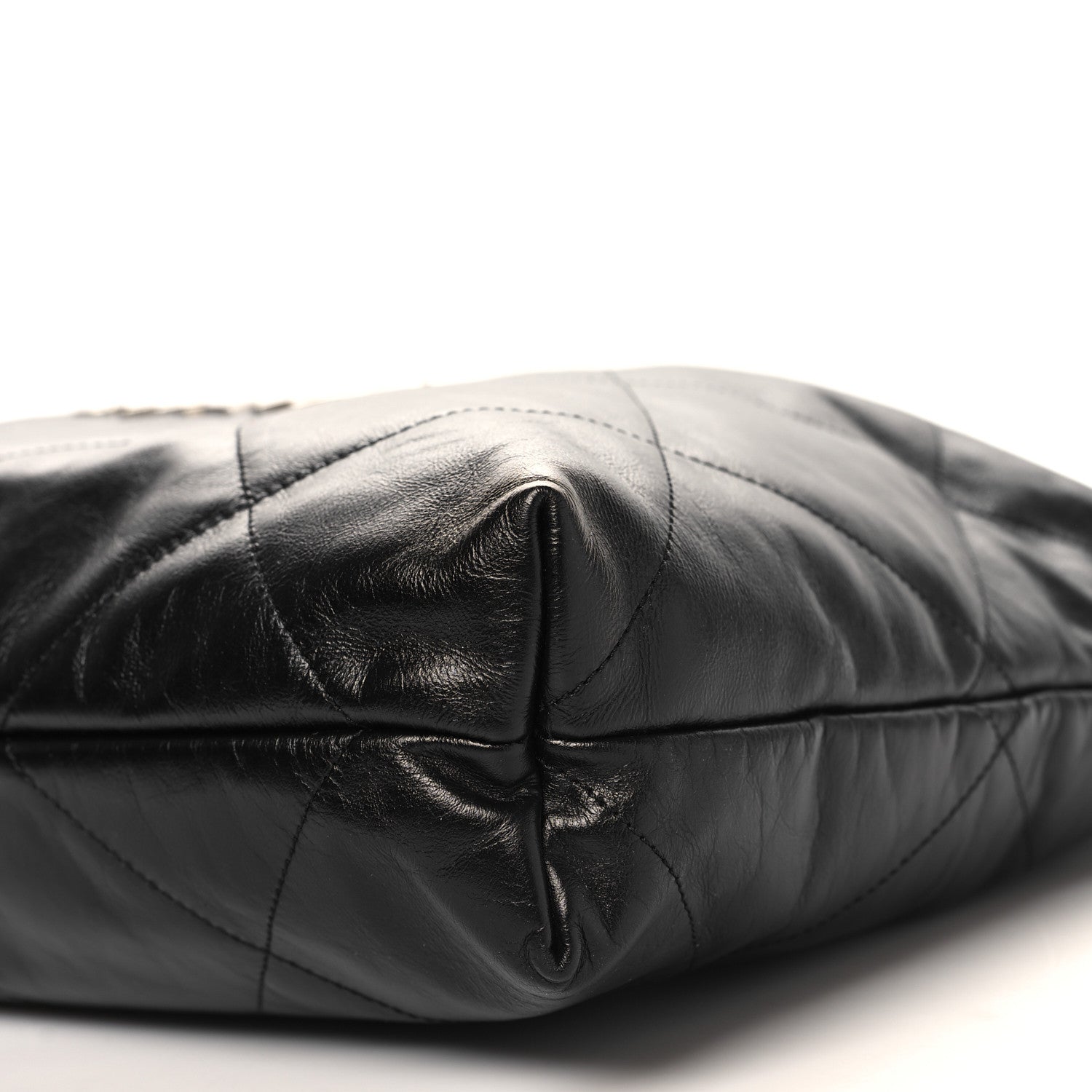 Chanel Shiny Calfskin Quilted Chanel 22 Black 11 of 11