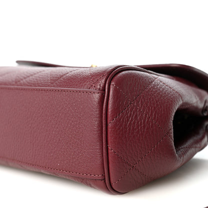 Chanel Grained Calfskin Urban Essentials Flap Burgundy 10 of 10