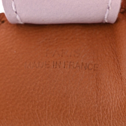 Hermes Milo Lambskin Horse Hair Grigri Rodeo Horse Bag Charm PM Gold Mauve Pale Black 4 of 5
