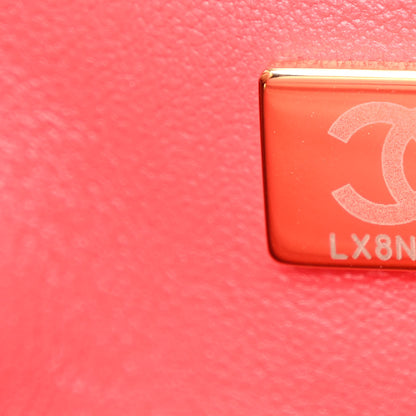 Chanel Lambskin Quilted Mini Rectangular Flap Red 7 of 11