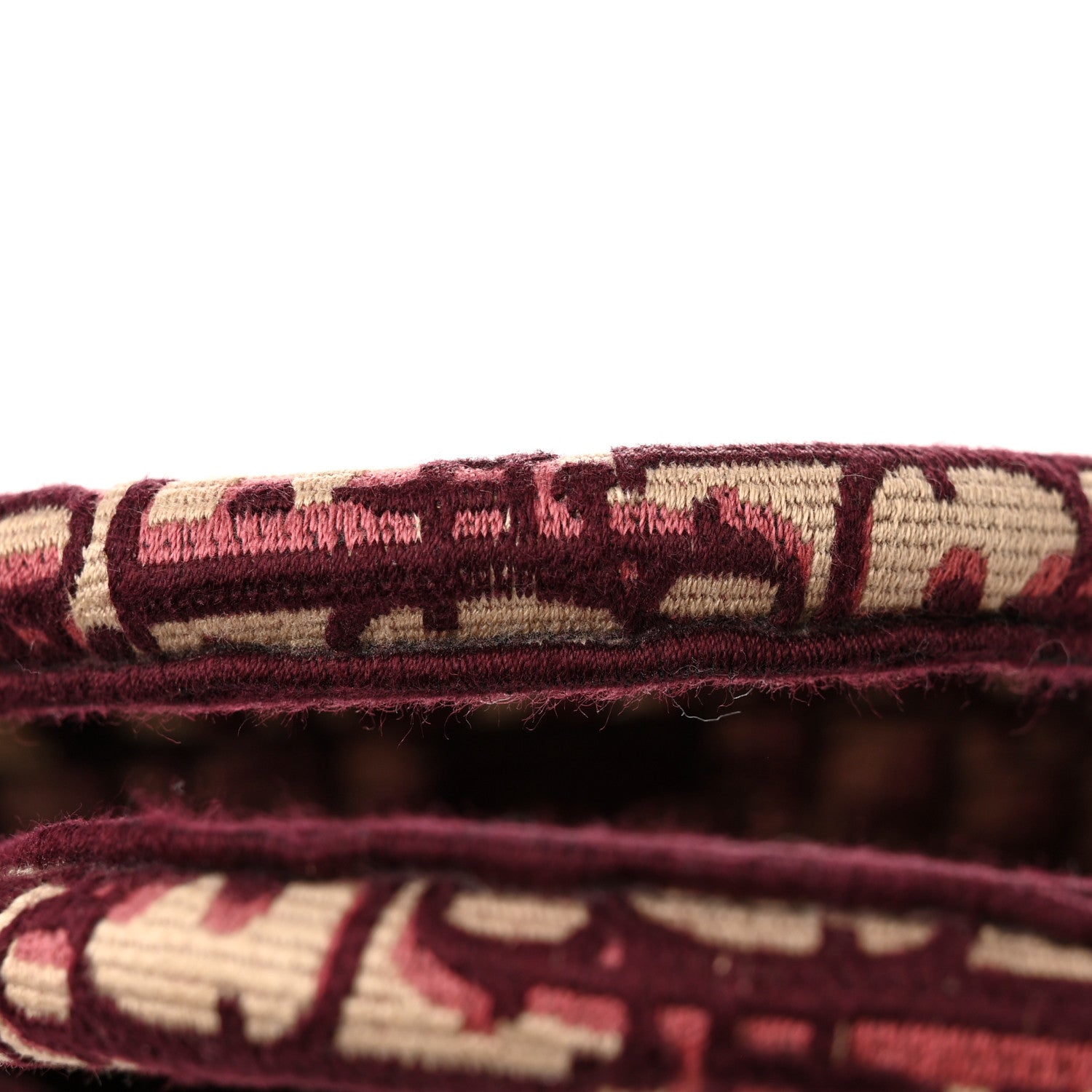 Christian Dior Oblique Large Book Tote Burgundy Multicolor 15 of 15