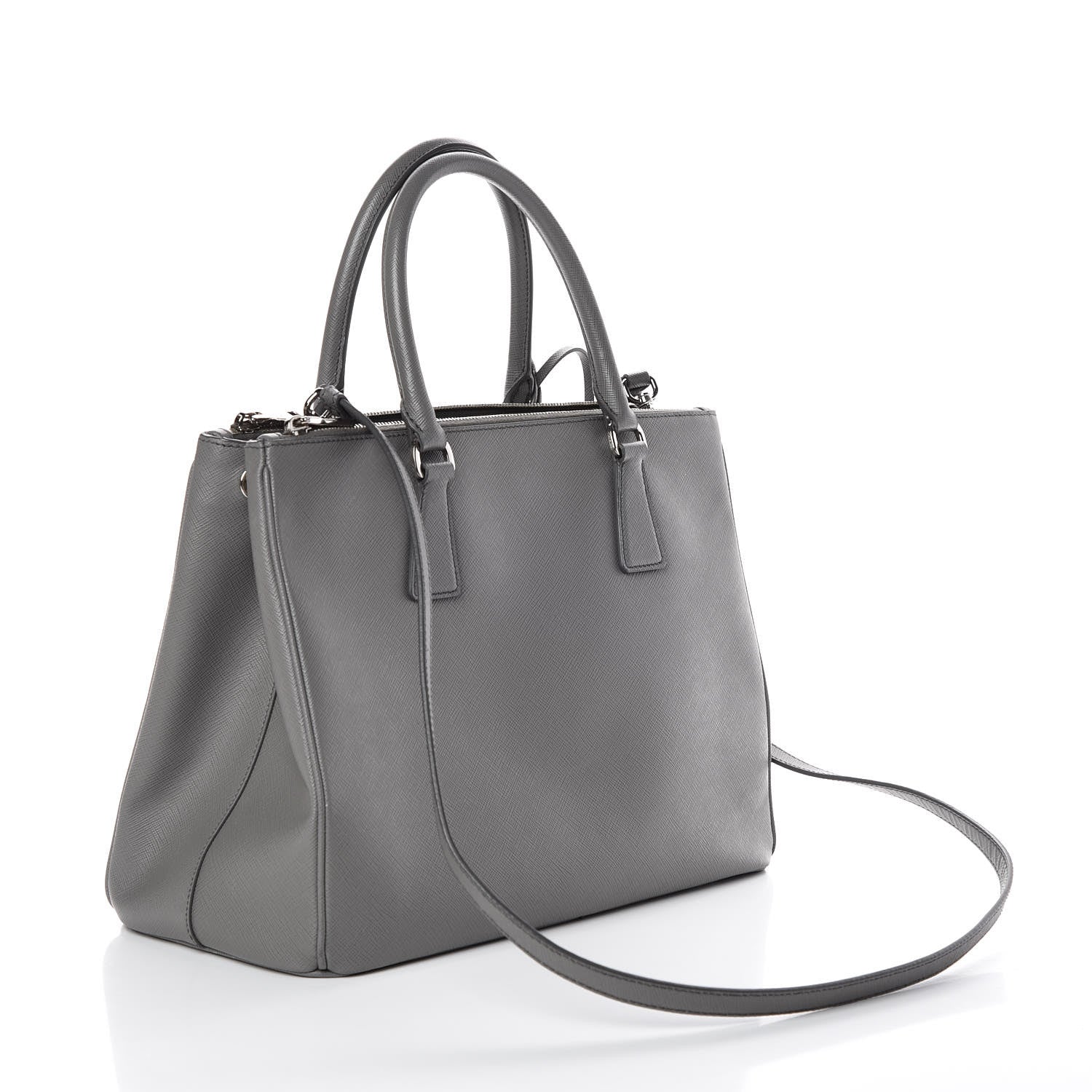 Prada Saffiano Medium Galleria Double Zip Tote Marmo 4 of 10