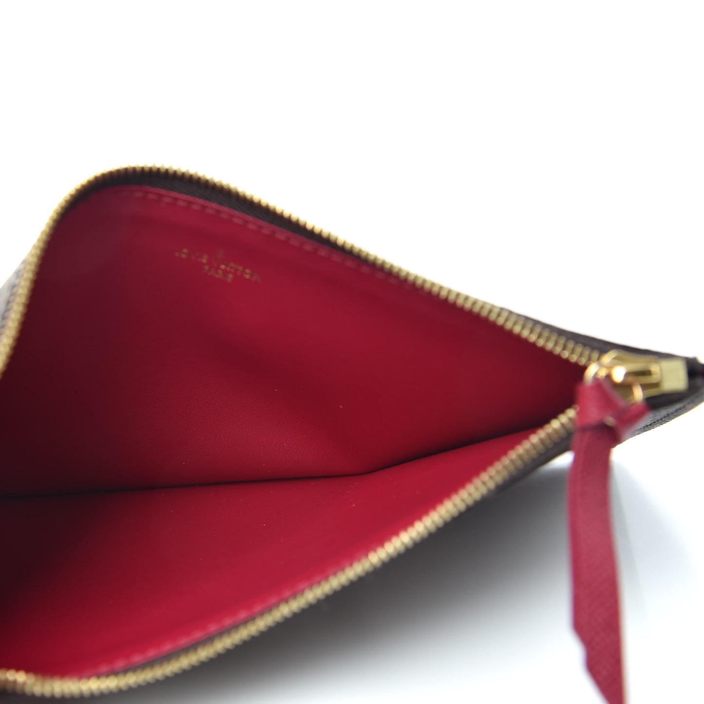 Monogram Felicie Chain Wallet Zippered Insert Fuchsia