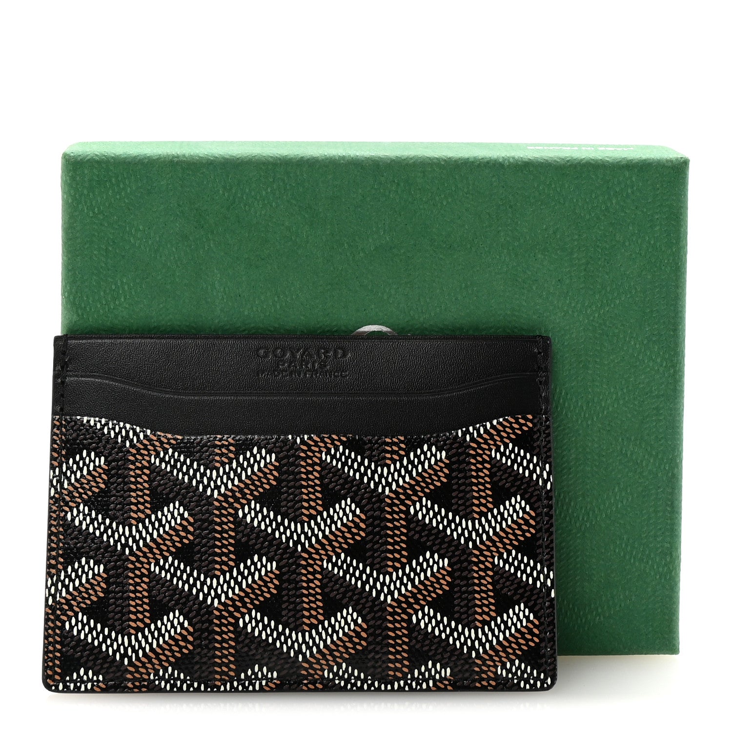 Goyard Goyardine Saint Sulpice Card Holder Black 7 of 7