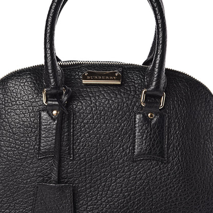 Burberry Heritage Grain Small Orchard Bowling Bag Black 11 of 11
