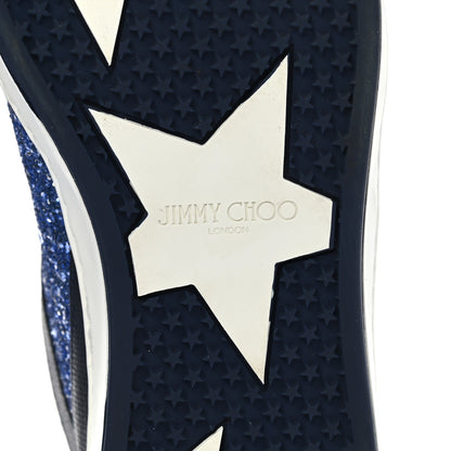 Jimmy Choo Glitter Miami Sneakers 36.5 Blue 6 of 10