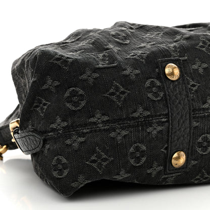 Louis Vuitton Denim Neo Cabby MM Black 8 of 12