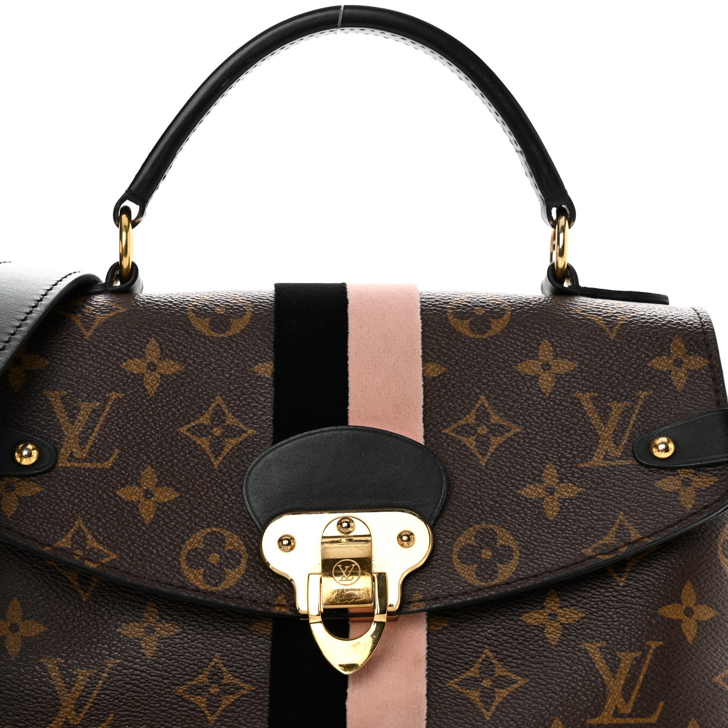 Louis Vuitton Monogram Georges BB Black Light Pink 10 of 13