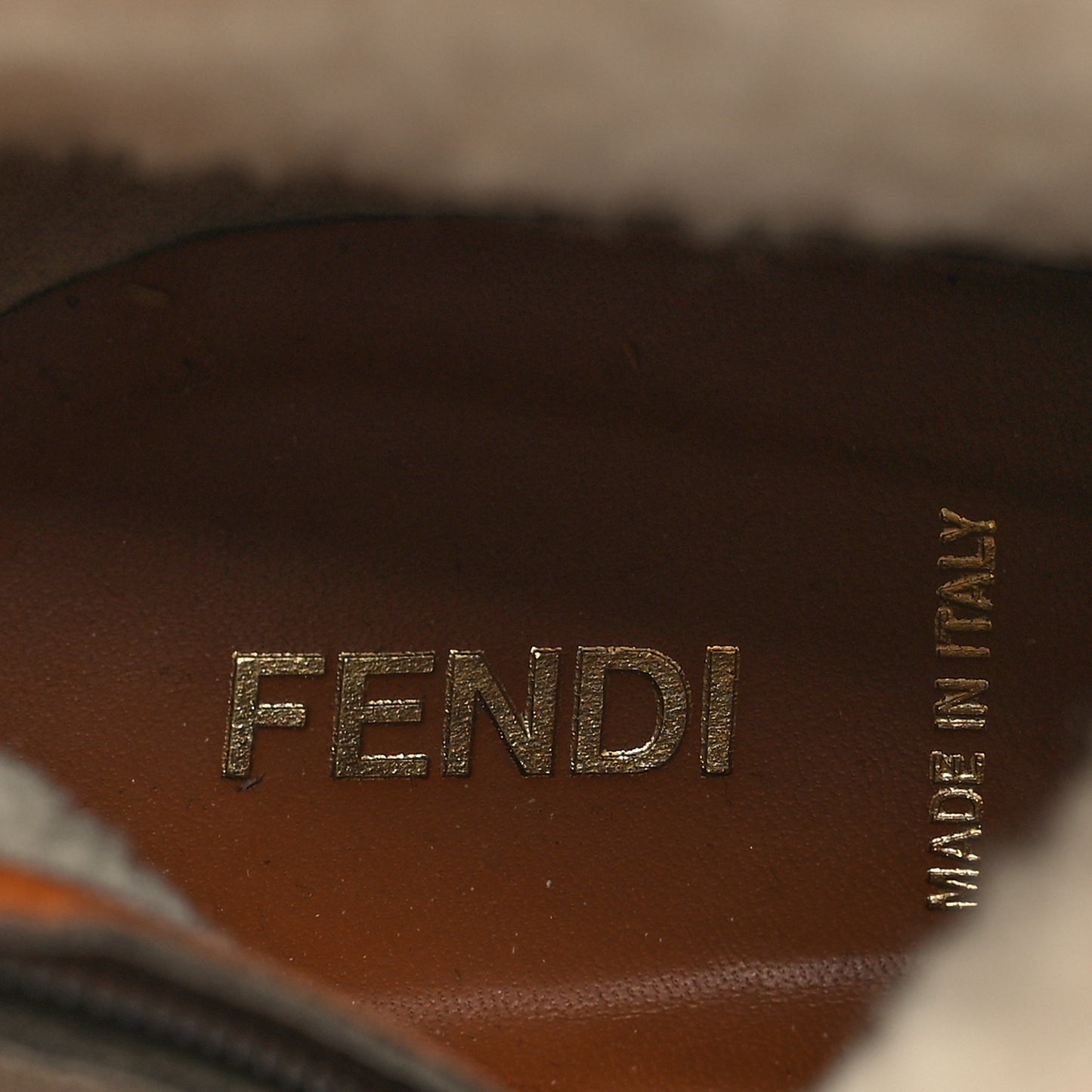 Suede Shearling Wedge Ankle Boots 37 Mastic Tortora Latte