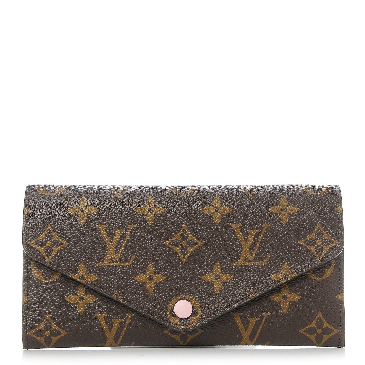 Louis Vuitton Monogram Josephine Wallet Rose Ballerine 1 of 10