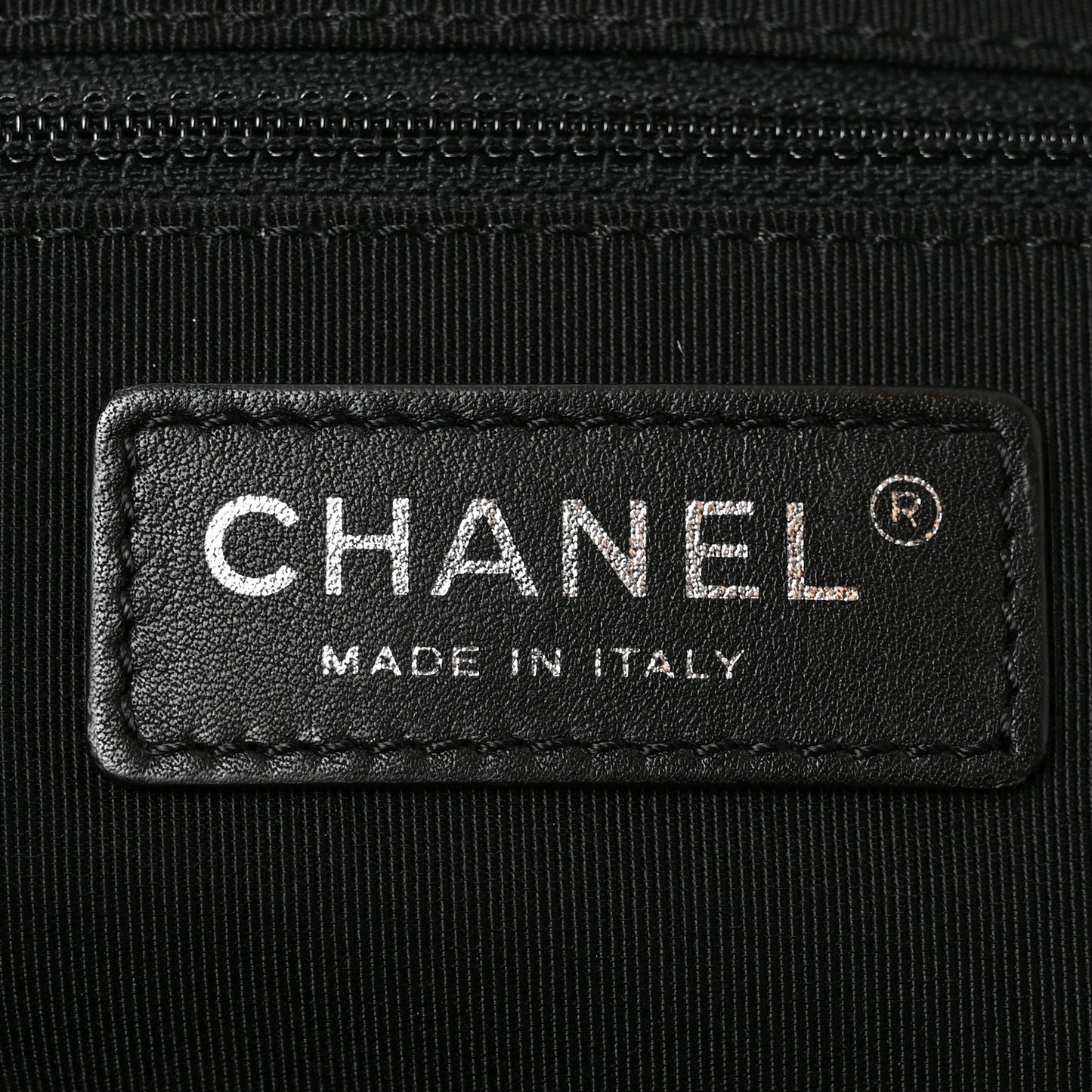 Calfskin Quilted Feather Weight Bowling Bag Black