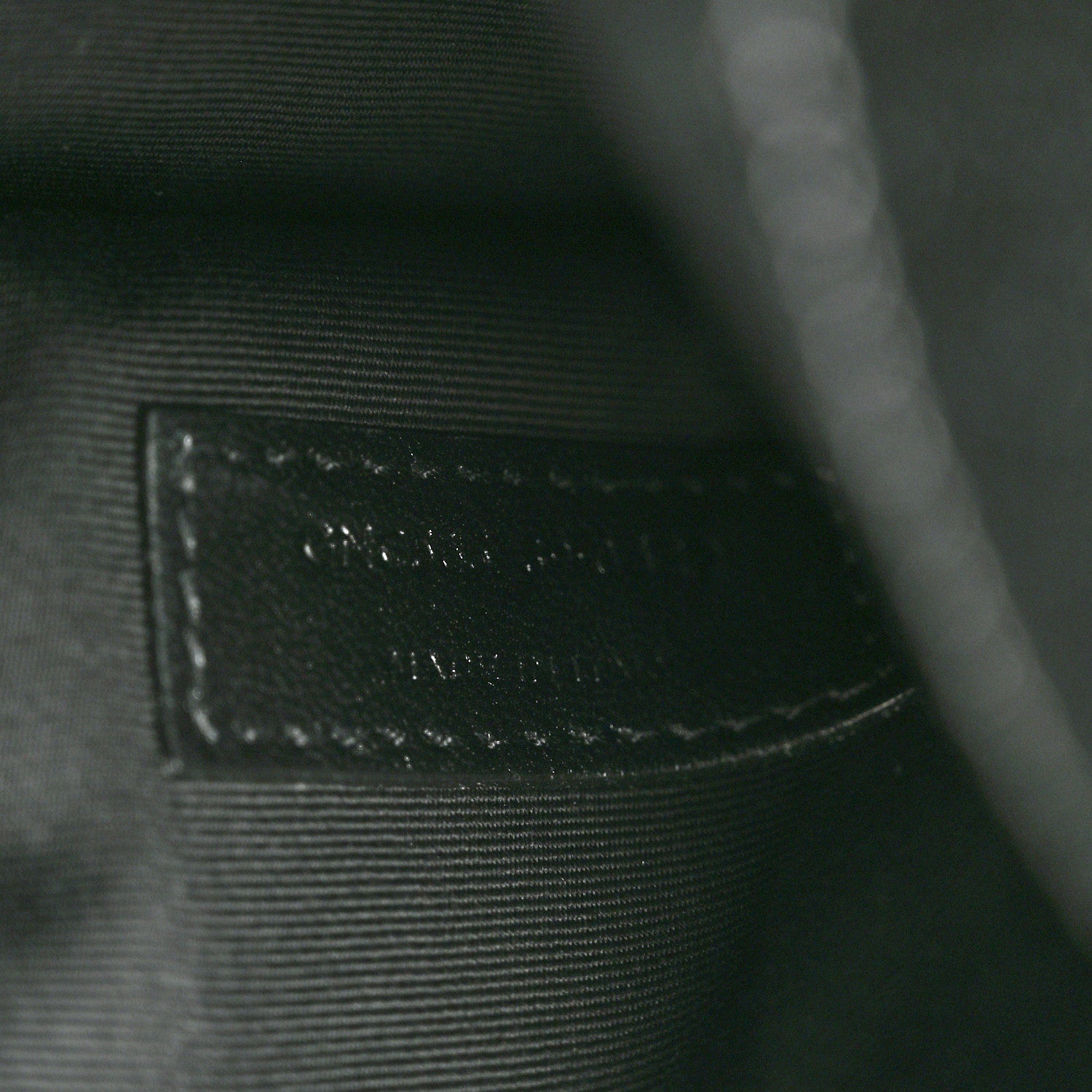 Saint Laurent Grain De Poudre Uptown Pouch Black 7 of 8