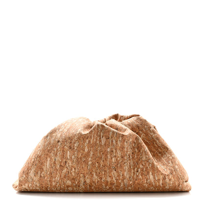 Bottega Veneta Cork The Pouch Oversized Clutch Natural 1 of 7
