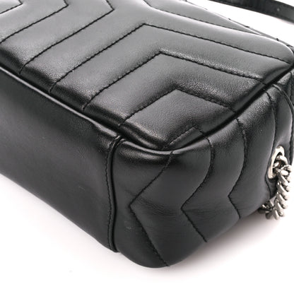 Saint Laurent Calfskin Y Quilted Monogram Mini Loulou Bowling Bag Black 11 of 11