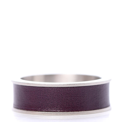 Hermes Palladium Swift Kelly Lock Scarf Ring Anemone 3 of 6