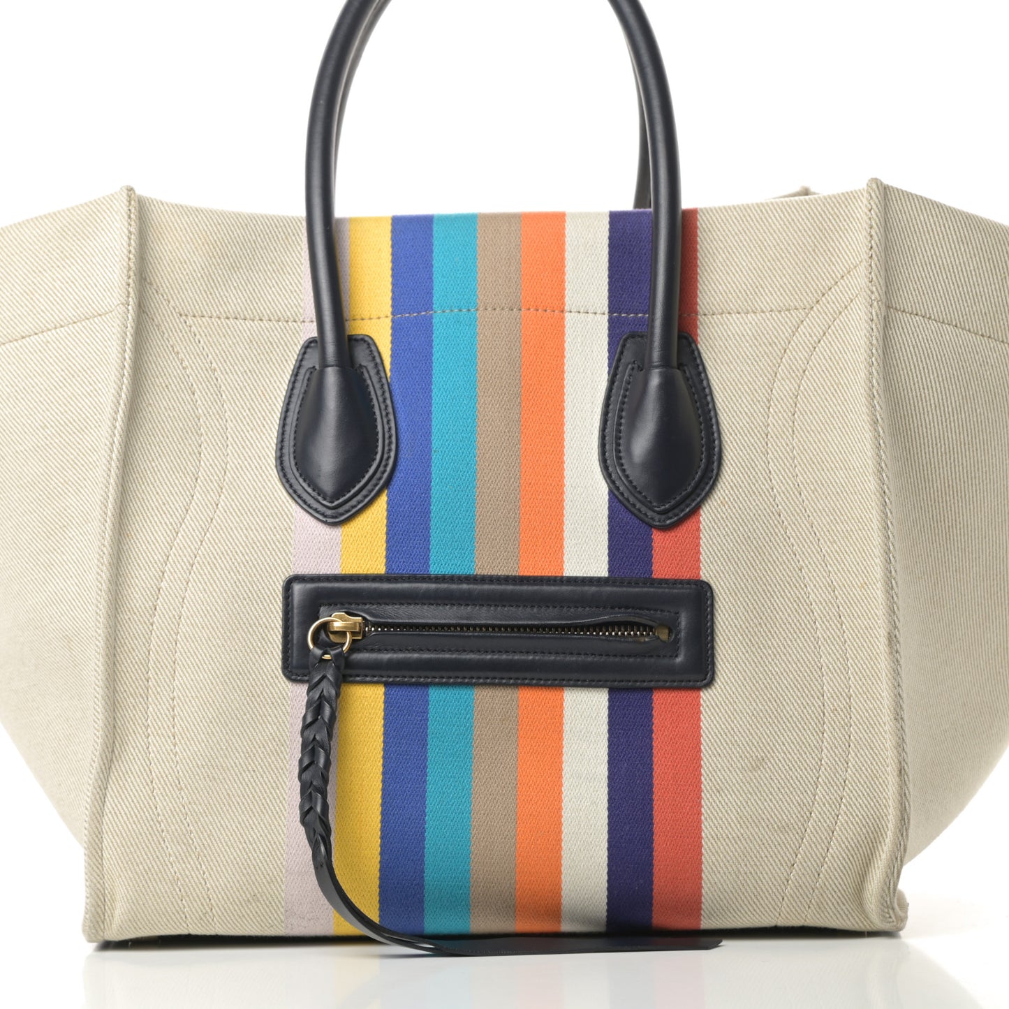 Cotton Canvas Medium Phantom Luggage Multicolor